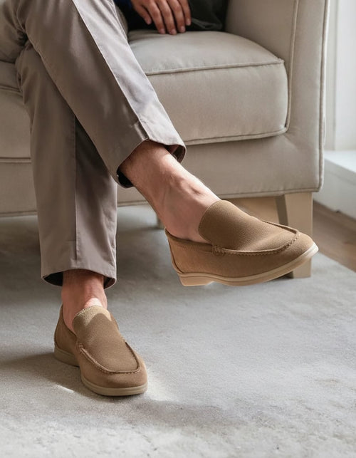 Classic Suede Slip-On Loafers