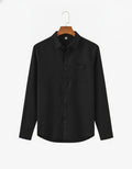 Men's Linen Blend Casual Shirt