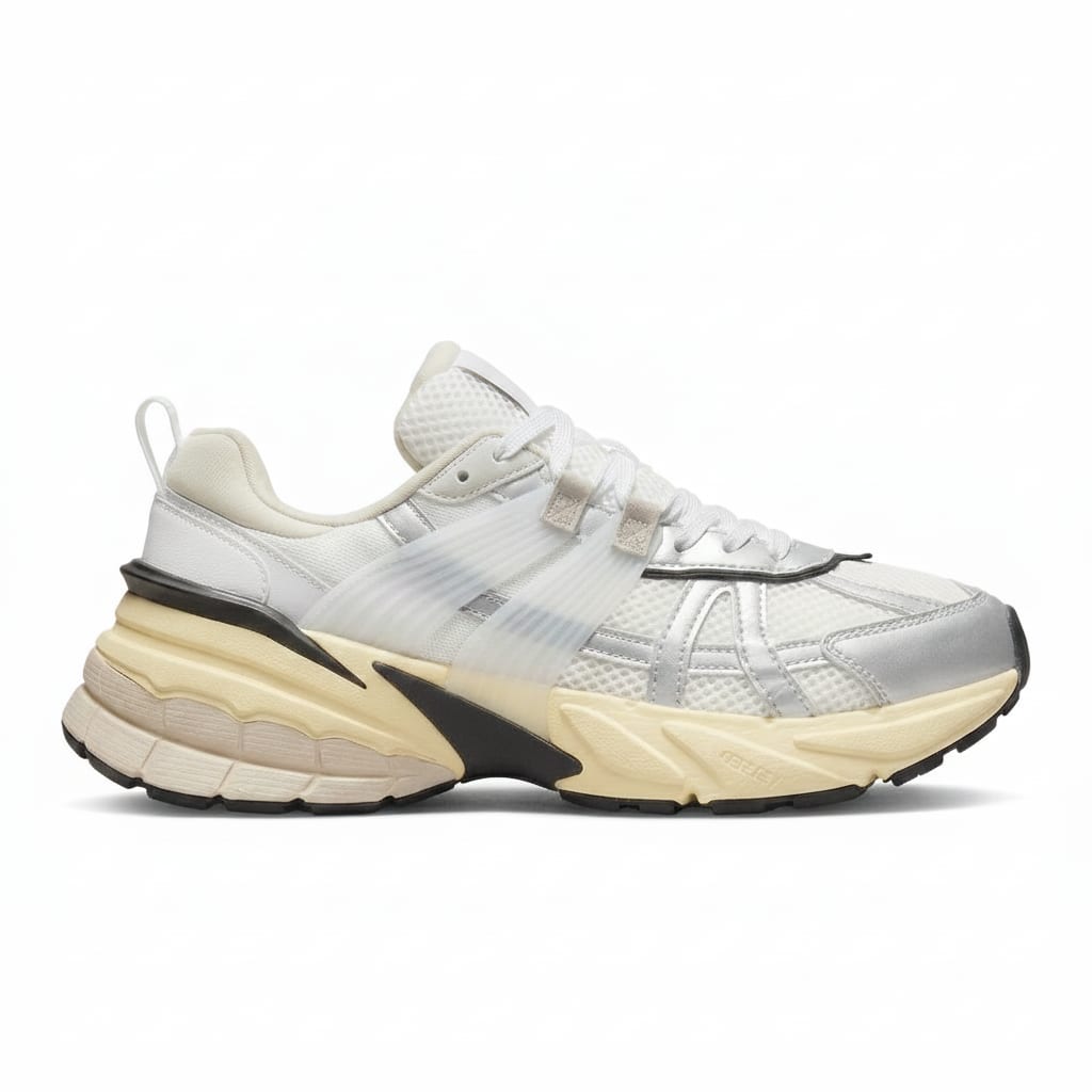Tênis Casual Esportivo Unissex Branco - Estilo Retrô