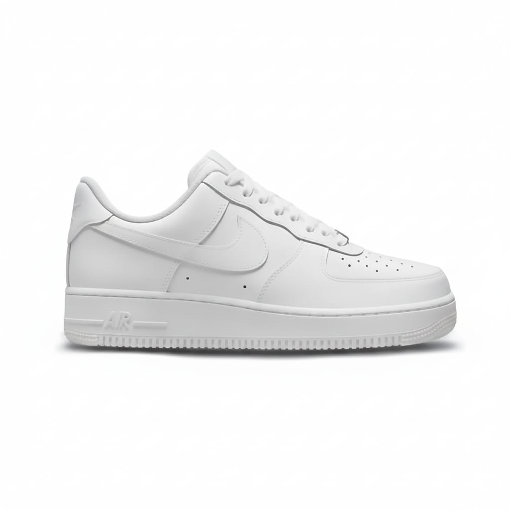 Tenis Urbanos Clásicos de Piel Blancos