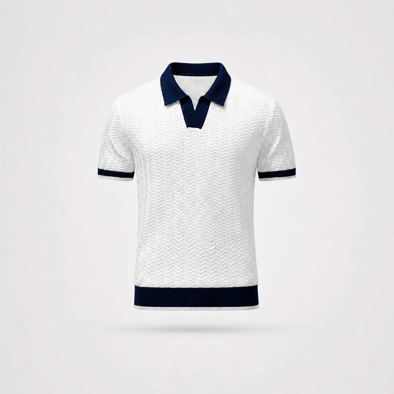 [Bundle Trio] Monaco Textured Knit Polo