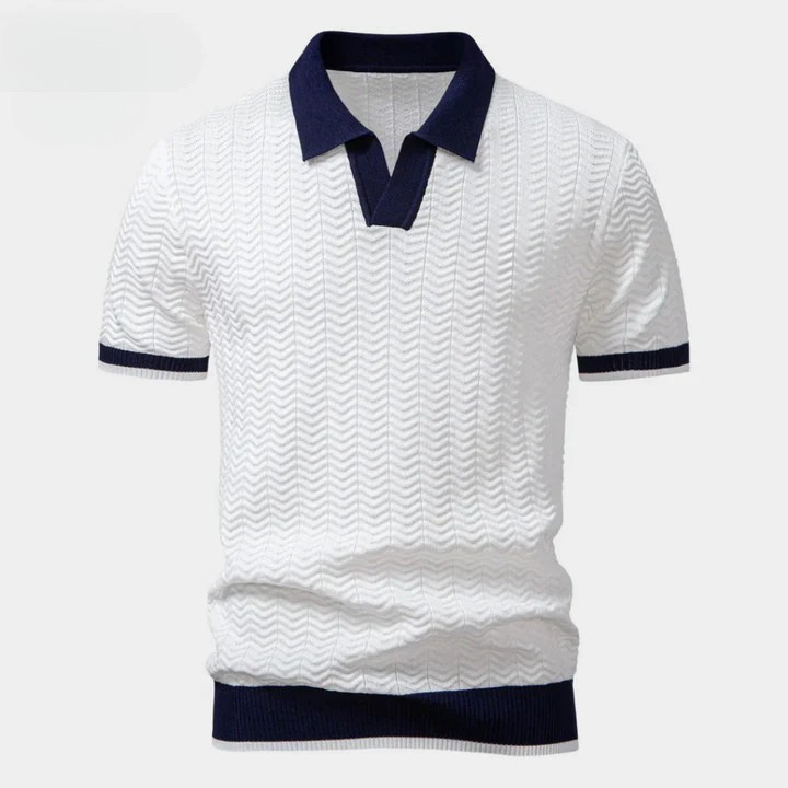 [Bundle Trio] Monaco Textured Knit Polo