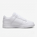 Zapatillas Casuales Unisex de Caña Baja Blancas de Cuero Sintético