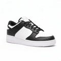 Zapatillas Casuales Deportivas Bicolor Blanco y Negro